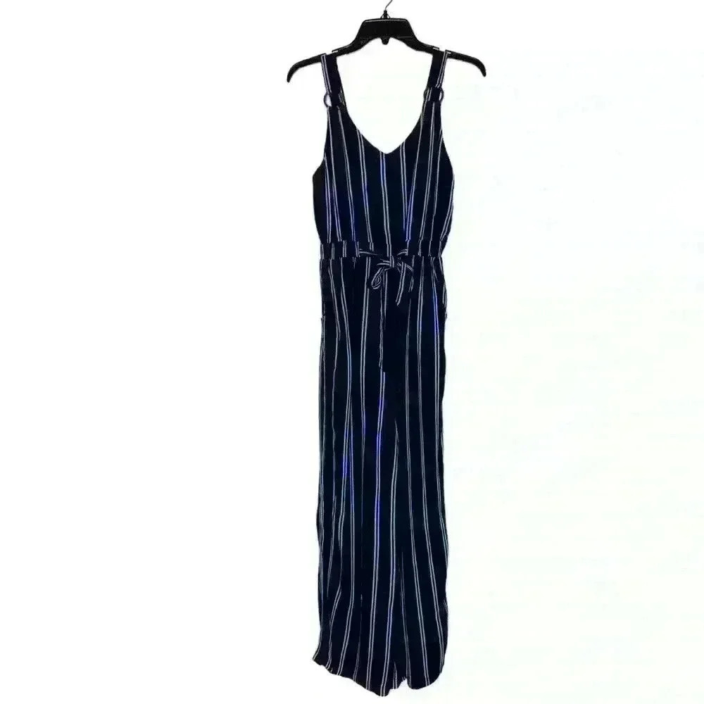 Derek Heart Striped Romper Size M